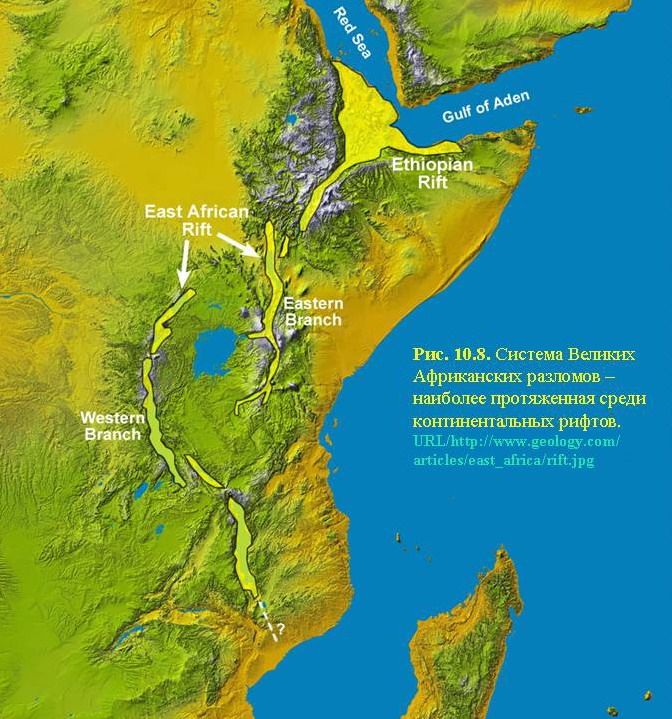 Система Великих Африканских разломов.