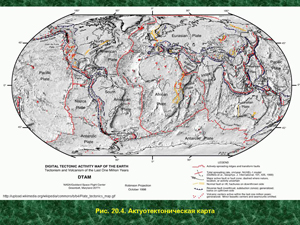 Актуотектоническая карта